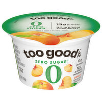 Too Good Greek Yogurt Zero Sugar Peach, 5.3 Ounce