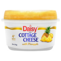 Daisy Cottage Cheese, 4% Milkfat Minimum, with Pineapple, 6 Ounce