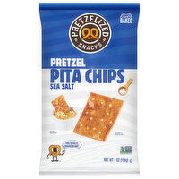Pretzelized Pretzel Pita Chips Sea Salt, 7 Ounce