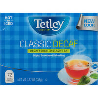 Tetley Decaffeinated Classic Black Tea, 72 Each