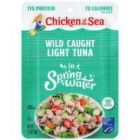 Chicken of the Sea Light Wild Caught Tuna in Spring Water, 2.5 Ounce
