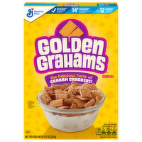Golden Grahams Breakfast Cereal, Graham Cracker Taste, Whole Grain, 11.7 Ounce
