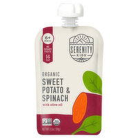 Serenity Kids Pouch Sweet Potato Spinach, 3.5 Ounce