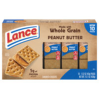 Lance Whole Grain Peanut Butter Crackers, 10 Each