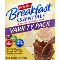 Carnation Breakfast Essentials Complete Nutrition Drink Variety Pack, 10 Each
