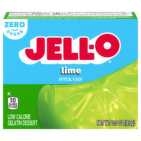 Jell-O Lime Sugar Free Gelatin Dessert Mix, 0.3 Ounce
