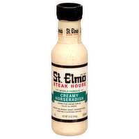 St. Elmo Steak House Creamy Horseradish Sauce, 12 Ounce