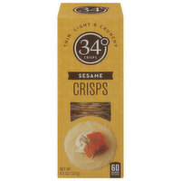 34 Degrees Crisps, Sesame, 4.5 Ounce