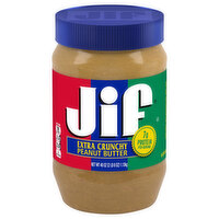 Jif Peanut Butter, Extra Crunchy, 40 Ounce