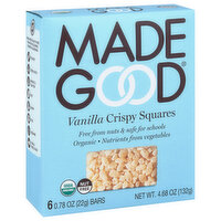 Made Good Crispy Squares, Vanilla, 6 Pack, 6 Each