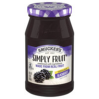 Smucker's Simply Fruit, Seedless Blackberry Fruit Spread, 10 Ounce