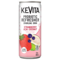 Kevita Probiotic Refresher Strawberry Acai Coconut, 12 Ounce