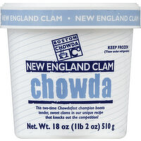 Boston Chowda Company Chowda, New England Clam, 18 Ounce