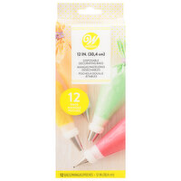 Wilton 12-Inch Disposable Decorating Piping Bags, 12-Count, 12 Each