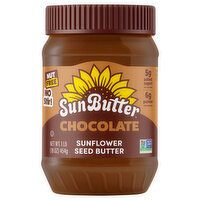 SunButter Chocolate Sunflower Butter, 16 Ounce