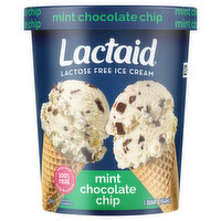 Lactaid Mint Chocolate Chip Ice Cream, 32 Ounce