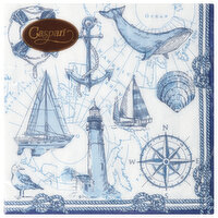 Caspari To The Lighthouse Luncheon Napkin, 1 Each