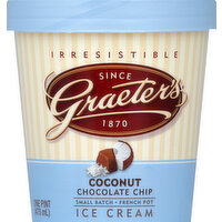 Graeter's Coconut Chocolate Chip Ice Cream, 16 Ounce