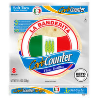 La Banderita Carb Counter 8in Low Carb Tortilla, Keto Friendly, 8 Each