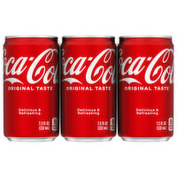 Coca-Cola Coke Mini Cans, 6 Each