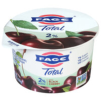 FAGE Total 2% Milkfat All Natural Lowfat Greek Strained Yogurt with Black Cherry, 5.3 Ounce
