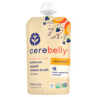 Cerebelly Pouch Butternut Squash Chicken Broth, 4 Ounce