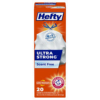 Hefty Scent Free Tall Kitchen Drawstring Bags, 20 Each