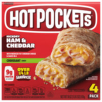 Hot Pockets Hickory Ham & Cheddar, 4 Each
