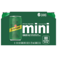 Schweppes Ale, Ginger, 6-Pack, 6 Each