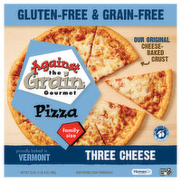 Against The Grain Gourmet Pizza, Gluten Free, Three Cheese, 24 Ounce