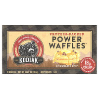 Kodiak Chocolate Chip Power Waffles, 8 Each