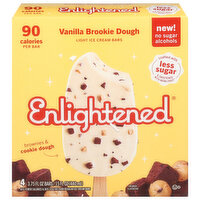 Enlightened Double Dough Bars, Vanilla, 4 Each