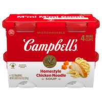 Campbell's Homestyle Chicken Noodle Soup Mini Cups, 28 Ounce