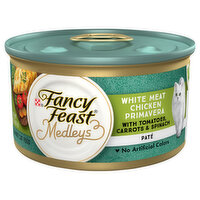 Fancy Feast Medleys White Meat Chicken Primavera, 3 Ounce