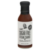 G Hughes Steak Sauce, Sugar Free, 13 Ounce