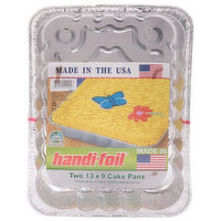 Handi-Foil Cake Pans, 13 x 9, 2 Pack, 2 Each