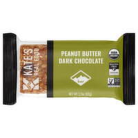 Kates Real Food Bar Peanut Butter Dark Choc, 2.2 Ounce