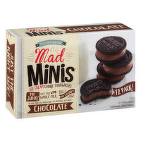 Mad Mini's Chocolate Ice Cream Sandwiches, 12 Each