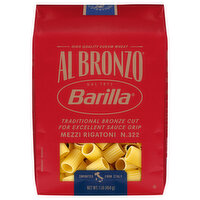 Barilla Al Bronzo Mezzi Rigatoni, 1 Pound