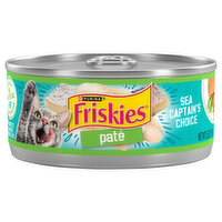 Friskies Pate Wet Cat Food, Sea Captain's Choice, 5.5 Ounce