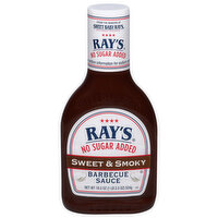 Ray's No Sugar Added Hickory Barbecue Sauce, 18.5 Ounce