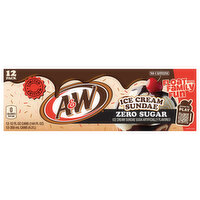 A&W Ice Cream Sundae Zero Sugar, 12 Each
