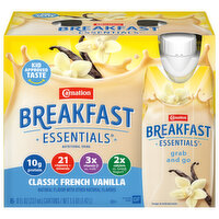 Carnation Breakfast Essentials Classic French Vanilla, 6 Each