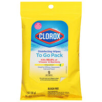 Clorox Disinfecting Wipes On The Go, 9 Each