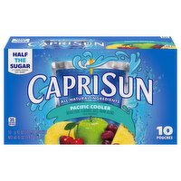 Capri Sun Pacific Cooler Mixed Fruit Naturally Flavored Juice Drink Blend, 10 Each