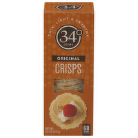 34 Degrees Crisps Natural Crackers, 4.5 Ounce