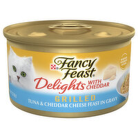 Fancy Feast Medleys Tuna and Cheddar Cheese Feast, 3 Ounce