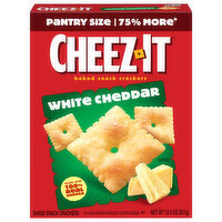 Cheez-It Cheese Crackers, Baked Snack Crackers, Office and Kids Snacks, White Cheddar, 12.4 Ounce