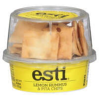 esti Lemon Hummus With Pita Chips, 4.6 Ounce
