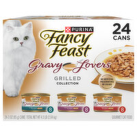 Fancy Feast Gravy Lovers Grilled Collection, 24 Each